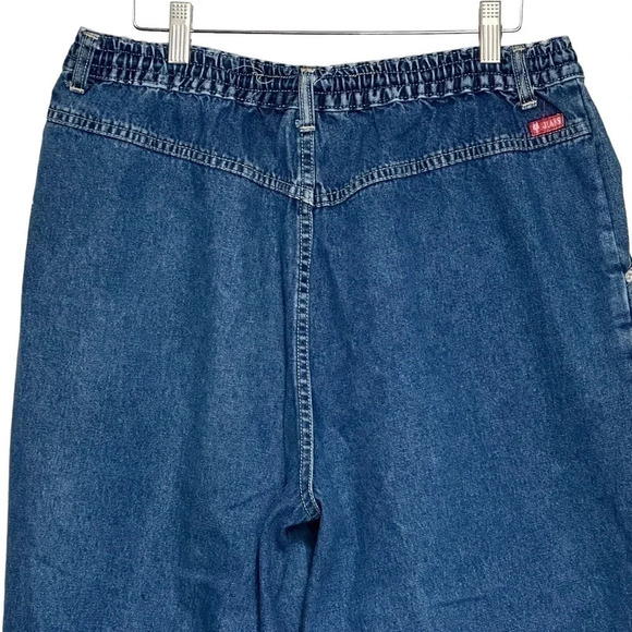 Vintage Gloria Vanderbilt baggie utility jeans with‎ elastic waist size 14 - Picture 5 of 6